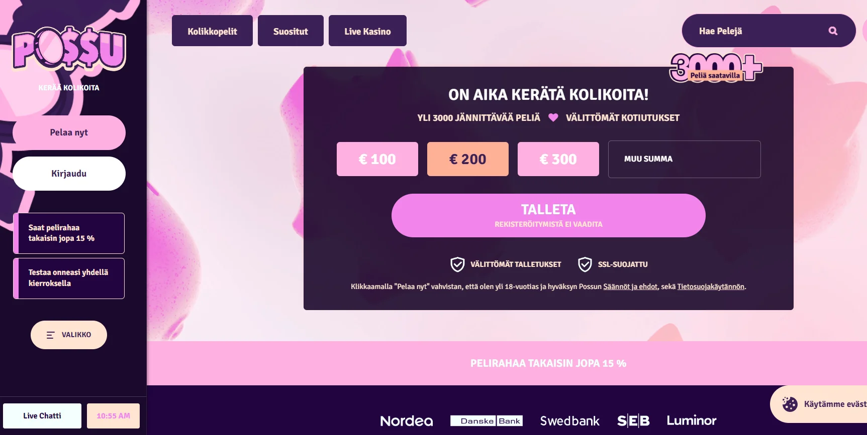 possu casino arvostelu