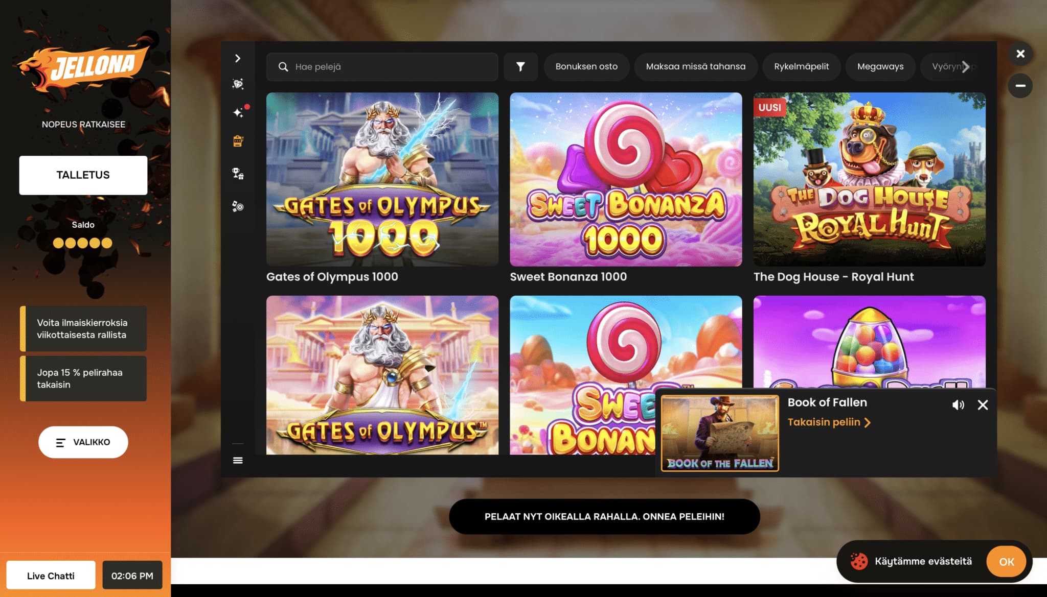Jellona casino arvostelu